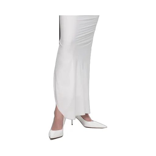 Jersey Double-Layer Maxi Dress