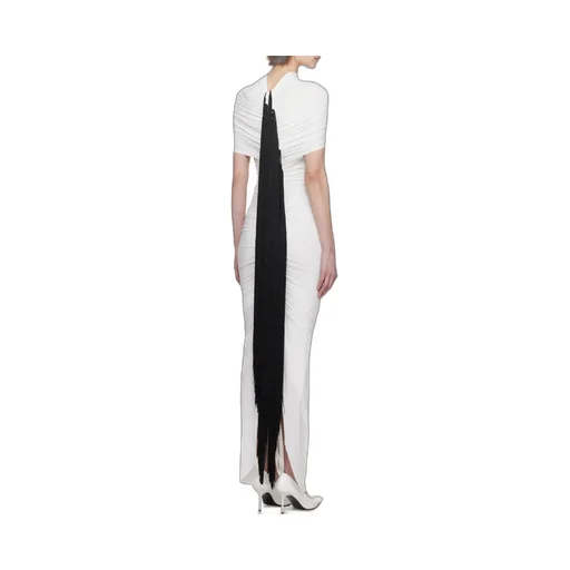 Jersey Double-Layer Maxi Dress
