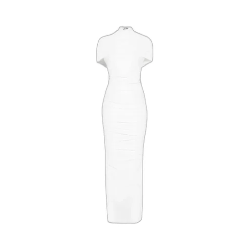 Jersey Double-Layer Maxi Dress