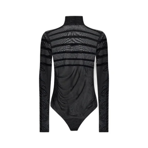 The Striped Velvet Bodysuit
