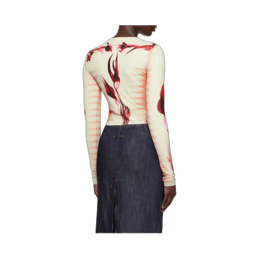 Double-Layered Printed Top