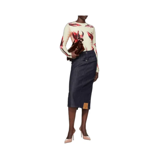 Double-Layered Printed Top