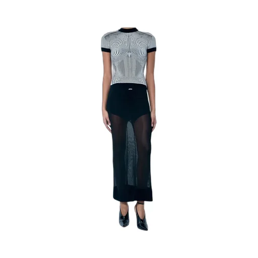 The Morphing Pinstripes Jacquard T-Shirt