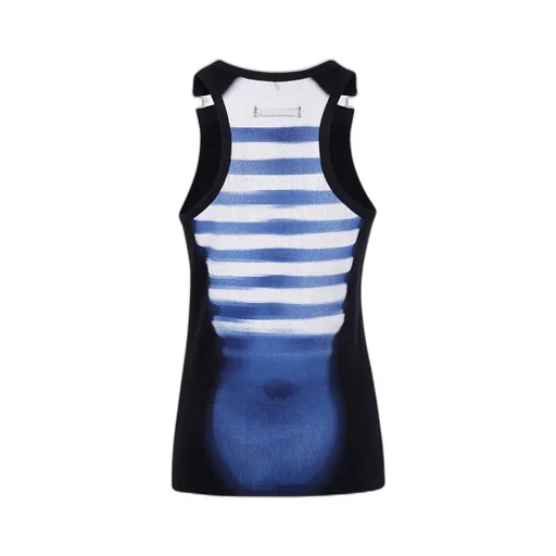 Scoop Neck Striped Top