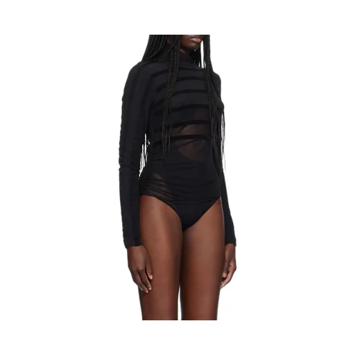 The Striped Velvet Bodysuit