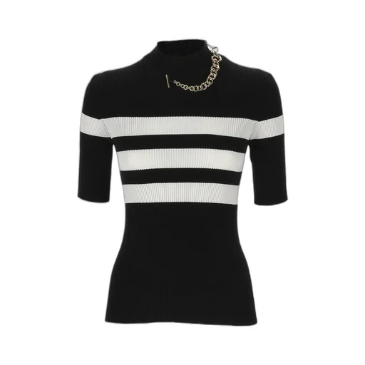 Striped Knitted T-Shirt