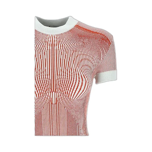 The Morphing Pinstripes Jacquard T-Shirt