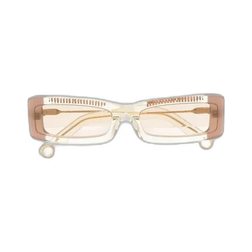 Rectangular Wire Detail Sunglasses