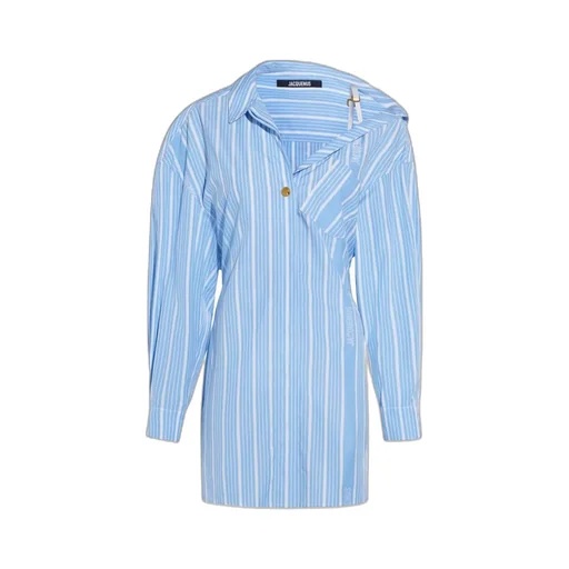 La Mini Robe Chemise Asymmetric Shirt Dress