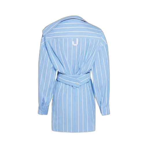 La Mini Robe Chemise Asymmetric Shirt Dress