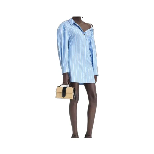 La Mini Robe Chemise Asymmetric Shirt Dress
