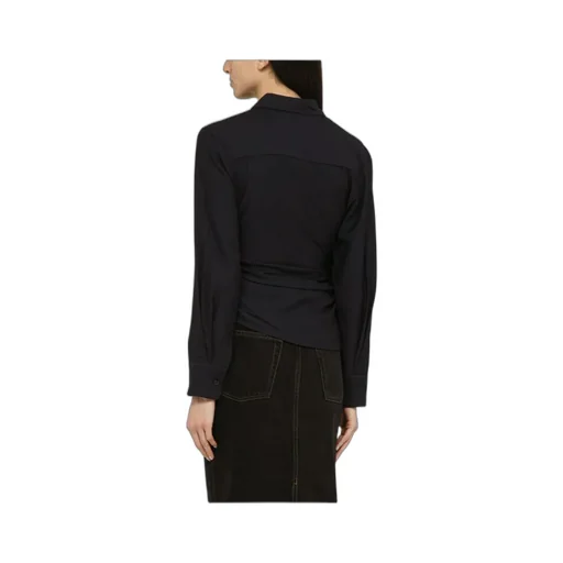 Long-Sleeved Asymmetrical Shirt