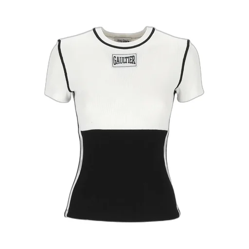 Color Blocked Logo Printed T-Shirt