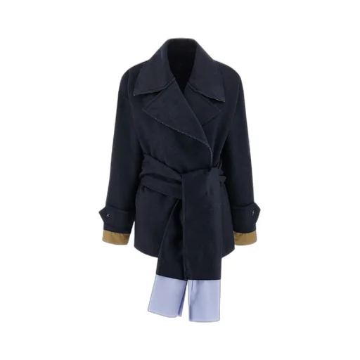 Belted Robe-Style Coat