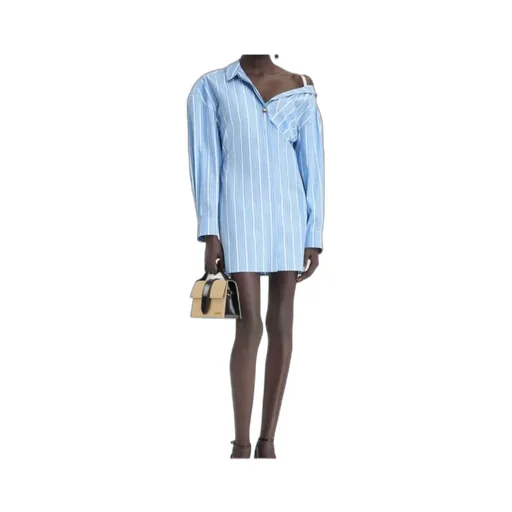 La Mini Robe Chemise Asymmetric Shirt Dress