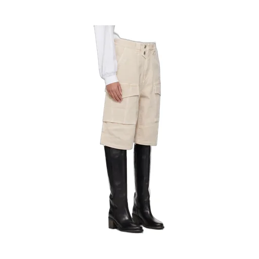 High-Rise Cargo Shorts