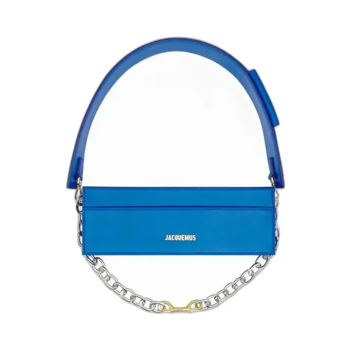 Logo-Plaque Leather Shoulder Bag