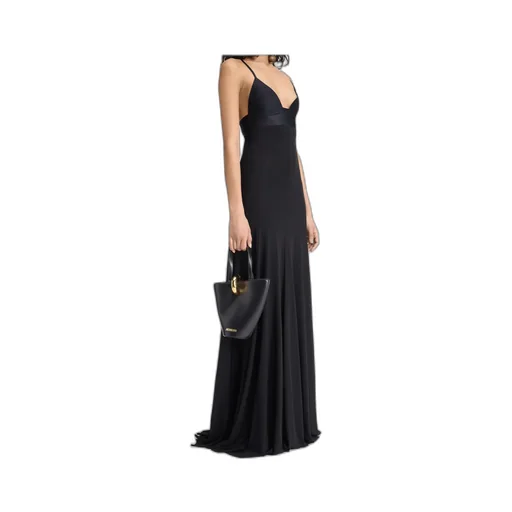 La Robe Spallina Spaghetti-Strap Evening Dress