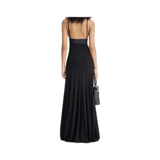 La Robe Spallina Spaghetti-Strap Evening Dress