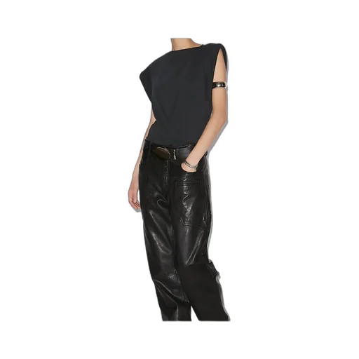 Maisan Cap-Sleeved Top