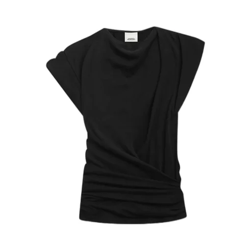 Maisan Cap-Sleeved Top