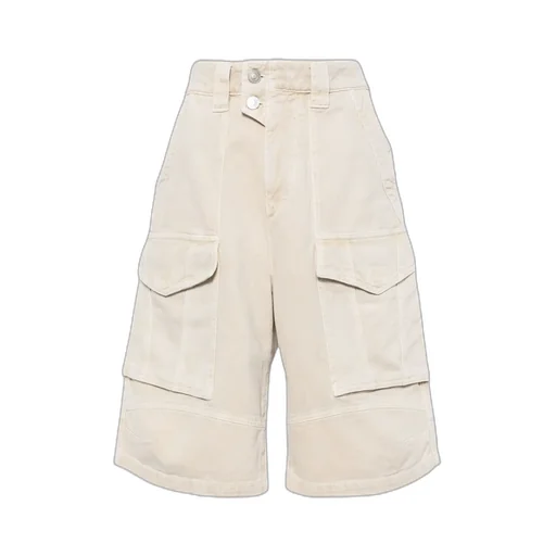 High-Rise Cargo Shorts