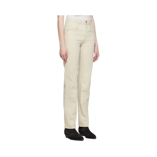 High-Waist Straight-Leg Jeans