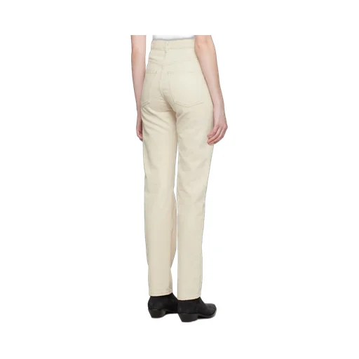 High-Waist Straight-Leg Jeans