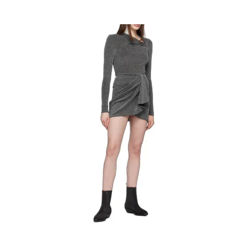 Shimmer Asymmetric-Neck Top
