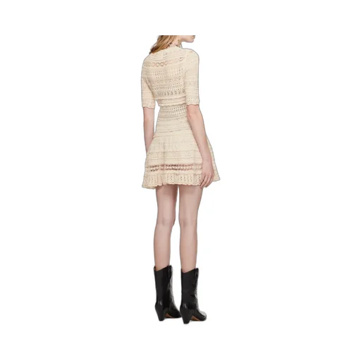 Knitted Cotton Mini Dress