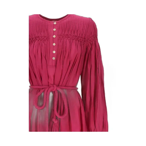 Adeliani Pintuck-Detail Dress