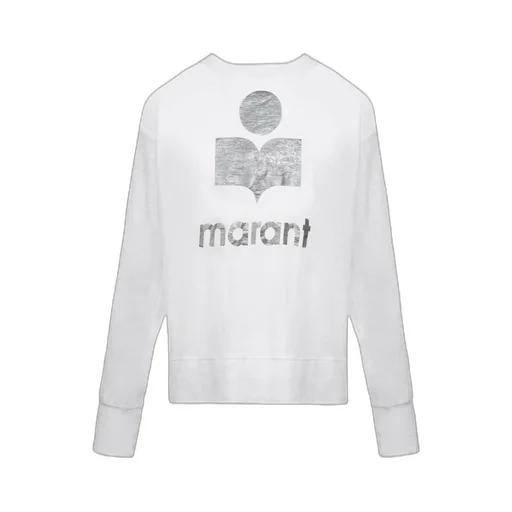 Logo-Print Linen Sweatshirt