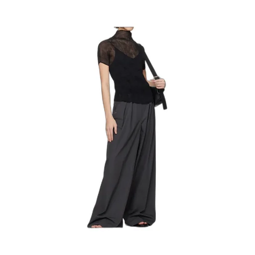 High-Necked Short-Sleeved Top