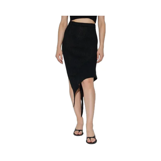 Subdued Asymmetrical Mini Skirt