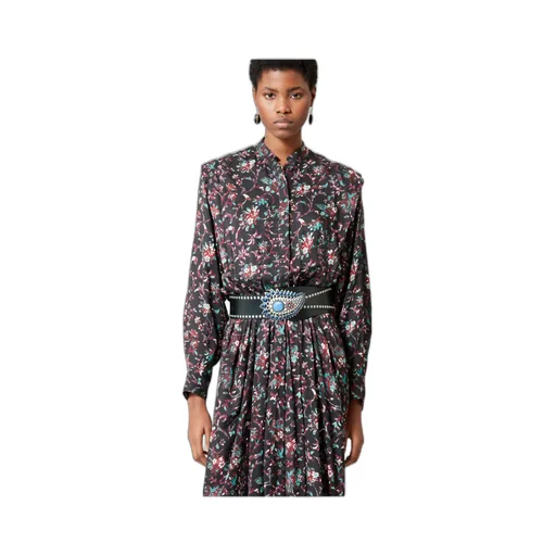 Okeleya Floral-Print Midi Dress