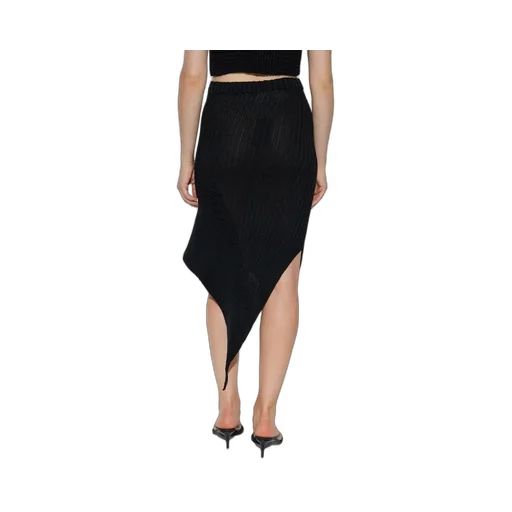 Subdued Asymmetrical Mini Skirt