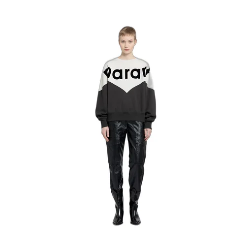 Houston Flocked-Logo Sweatshirt