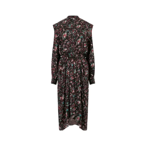 Okeleya Floral-Print Midi Dress