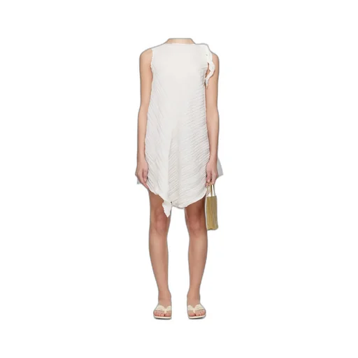 Ruffled Twist Mini Dress