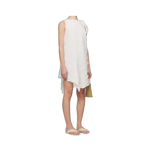Ruffled Twist Mini Dress