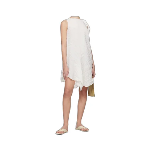 Ruffled Twist Mini Dress