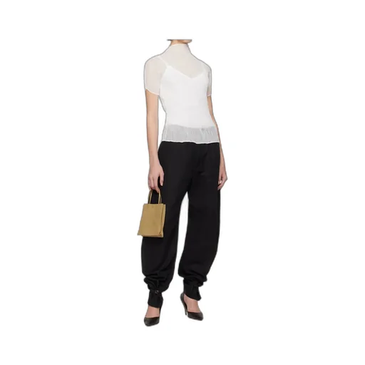 Chiffon Twist Turtleneck
