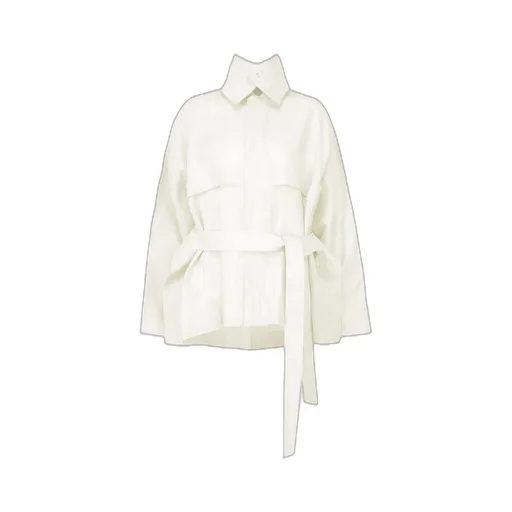 Tied-Waist Hempen Jacket