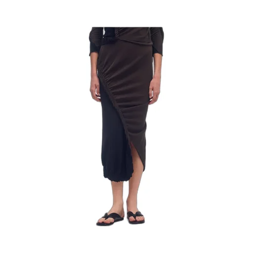 Asymmetric Midi Skirt