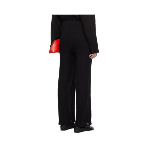 Straight Wool Casual Pants
