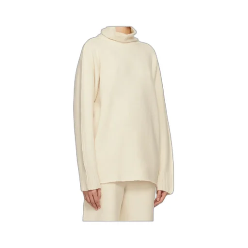Cotton & Alpaca Knit Turtleneck