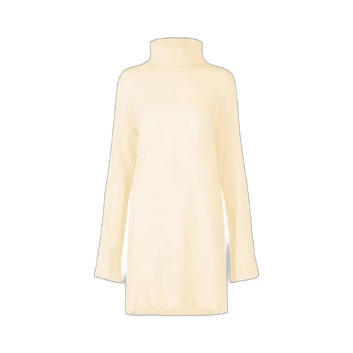 Long-Sleeved Wool Dress