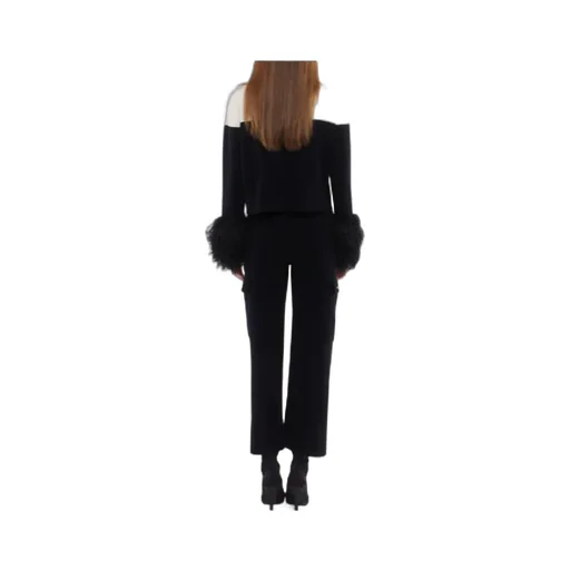 Long-Sleeved Wool Cardigan