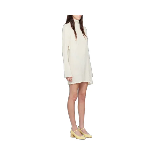 Long-Sleeved Wool Dress