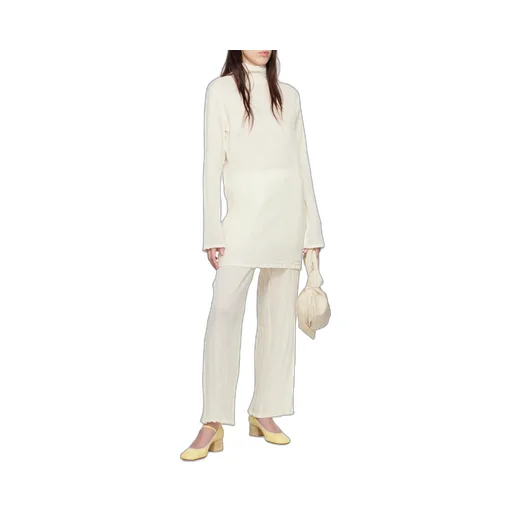 Long-Sleeved Wool Dress